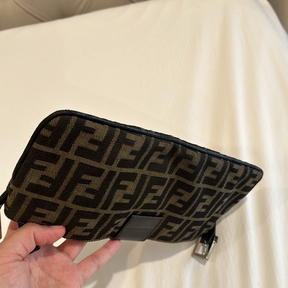 Vintage Fendi Mini Baguette Zucca Shoulder Bag - Picture 8 of 16